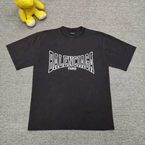 발렌시아가 남녀공용 반팔티