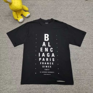 발렌시아가 남녀공용 반팔티