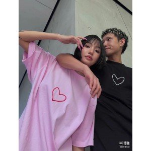 발렌시아가 남녀공용 반팔티