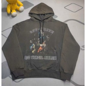 오프화이트 남녀공용 후드티 맨투맨