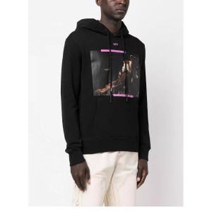 오프화이트 남녀공용 후드티 맨투맨