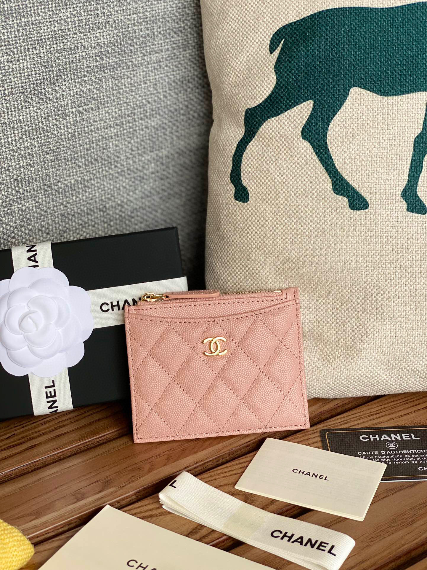 샤넬 A84105  여자 카드지갑 머니클립