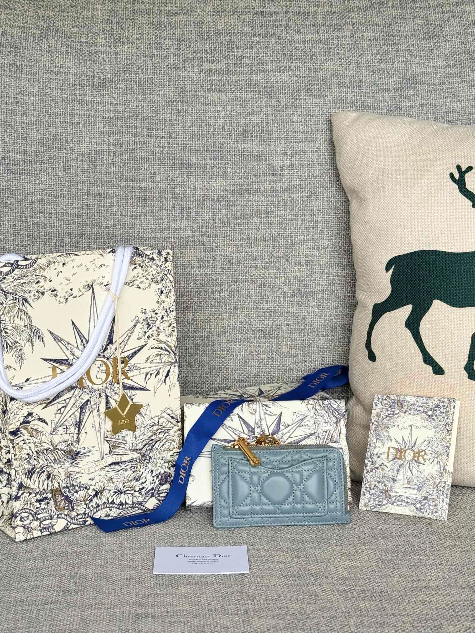 디올 S0965 여자 카드지갑 머니클립