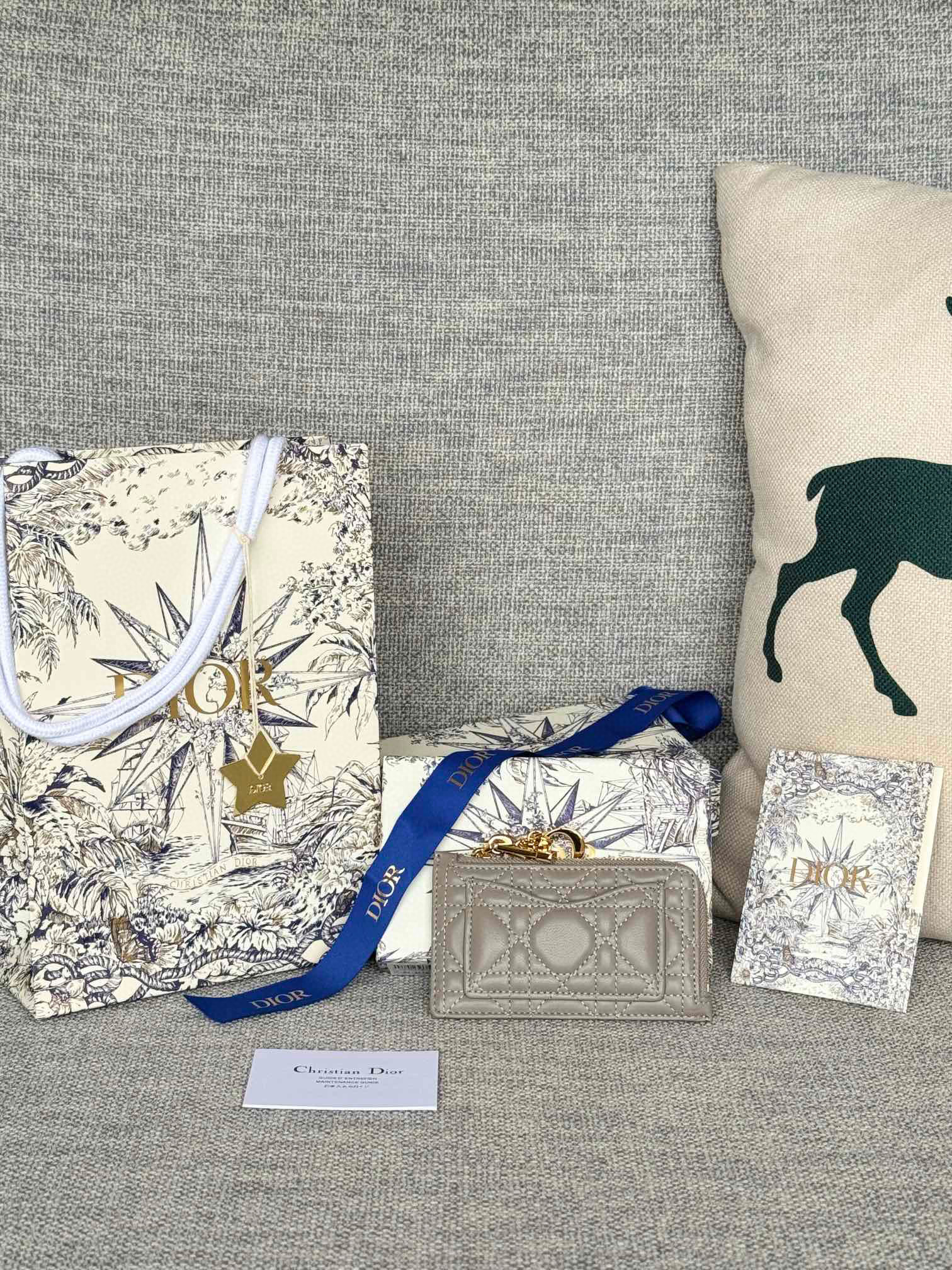 디올 S0965 여자 카드지갑 머니클립