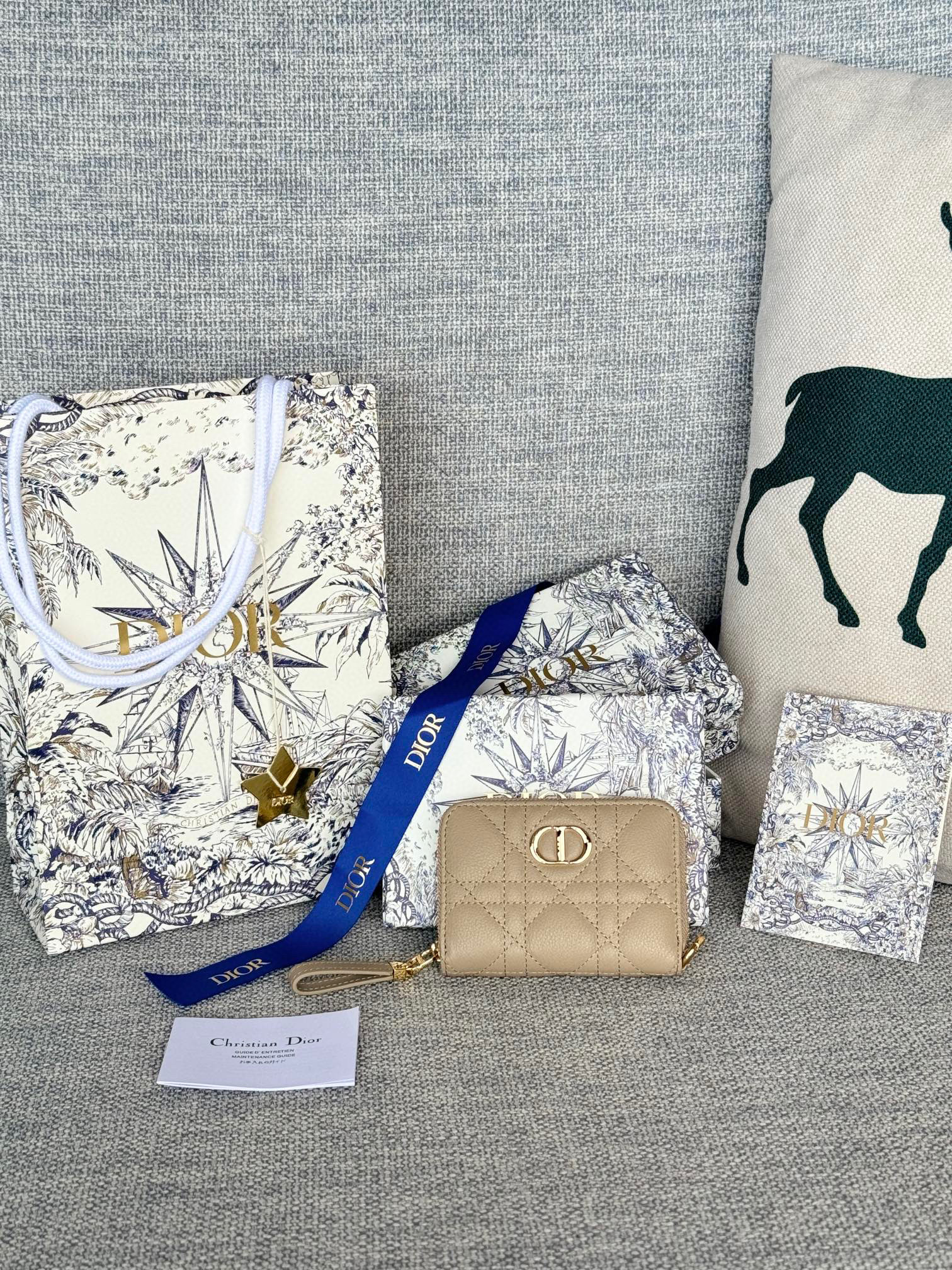 디올 S5034 여자 카드지갑 머니클립