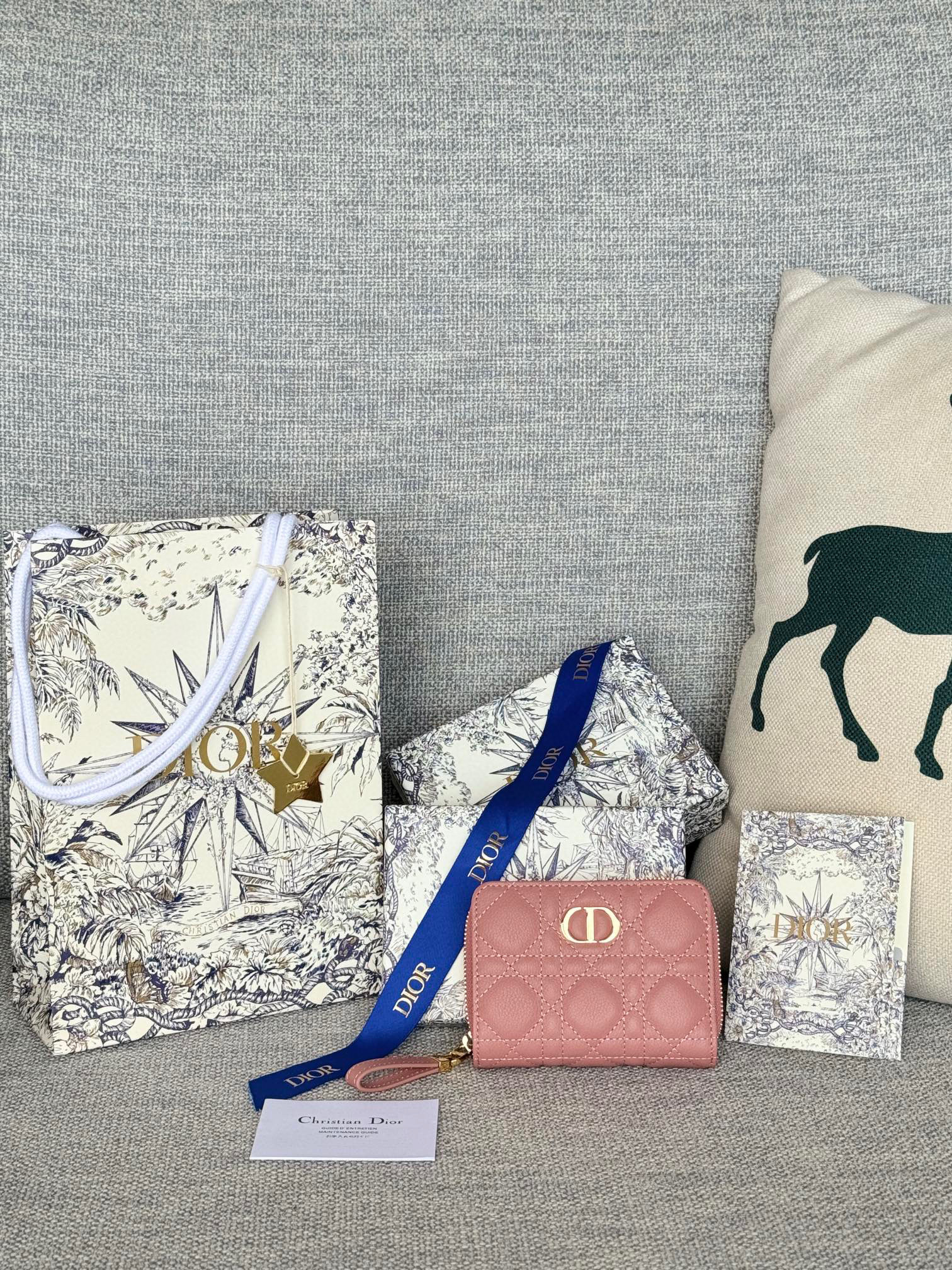 디올 S5032 여자 카드지갑 머니클립