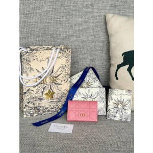 디올 S5132UWHC_M30G 여자 카드지갑 머니클립