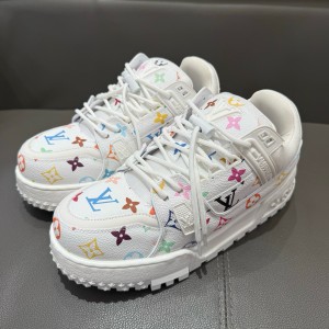 루이비통 트레이너 남녀공용 신발 운동화 스니커즈