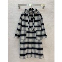 디올 여자 양모 코트