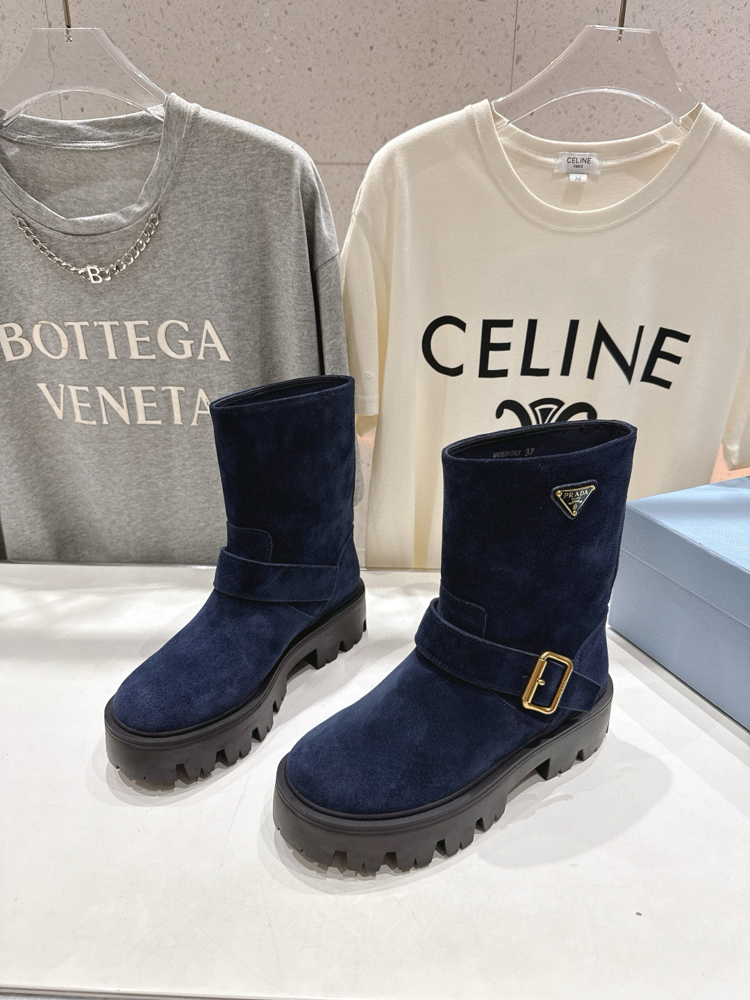 프라다 여자 부츠