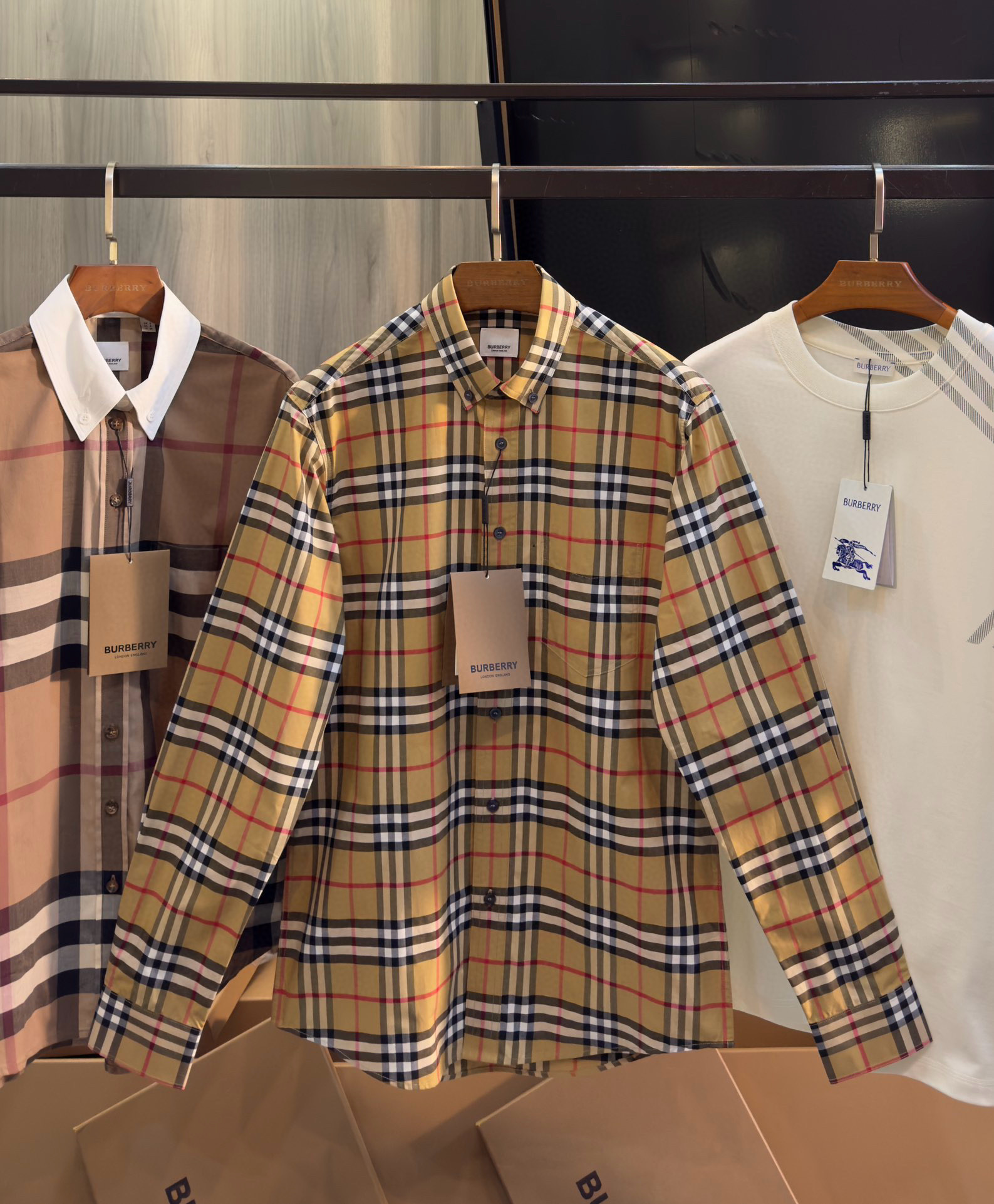 버버리 여자 셔츠