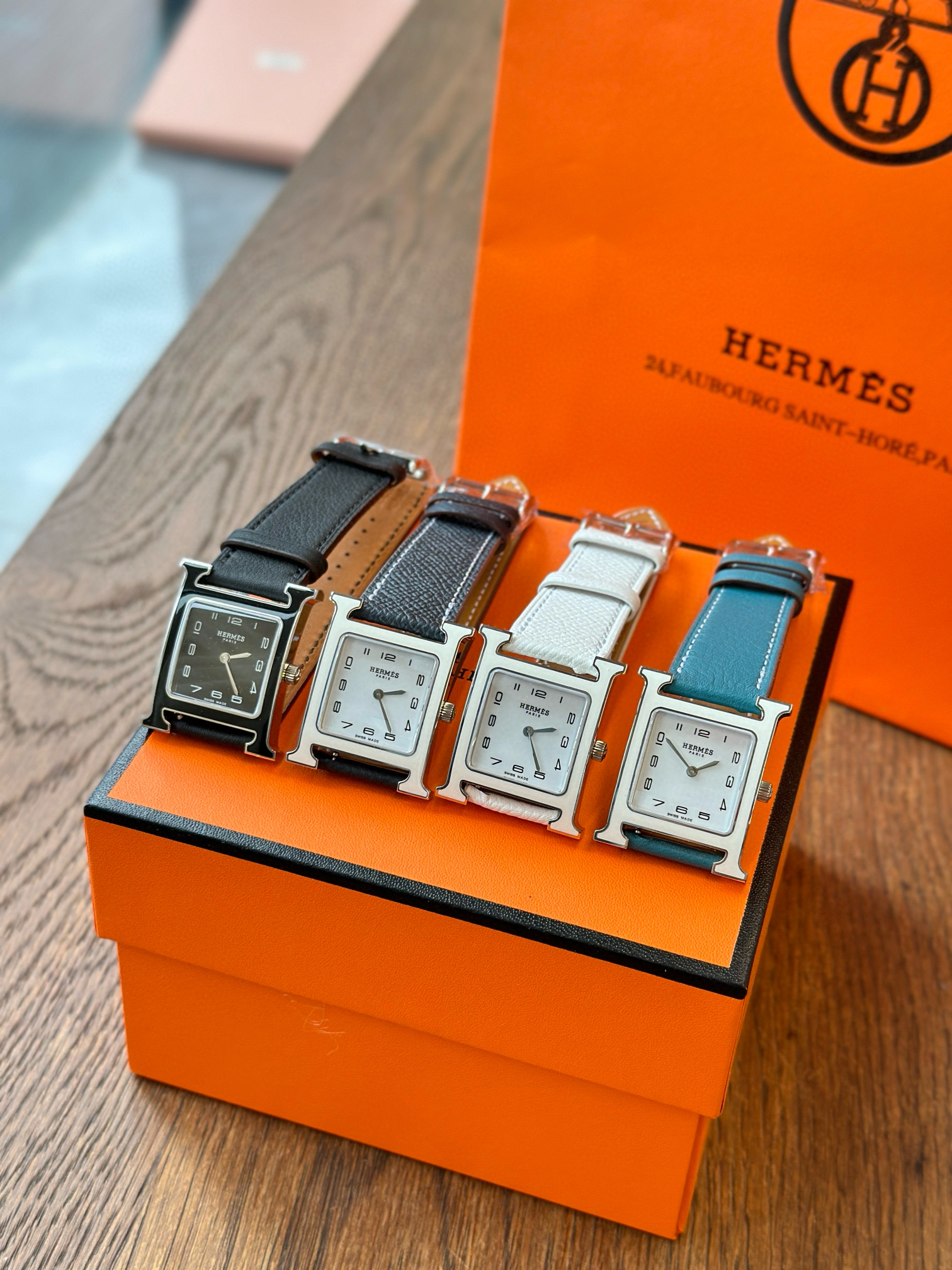 에르메스 4칼라 A급 여자 시계