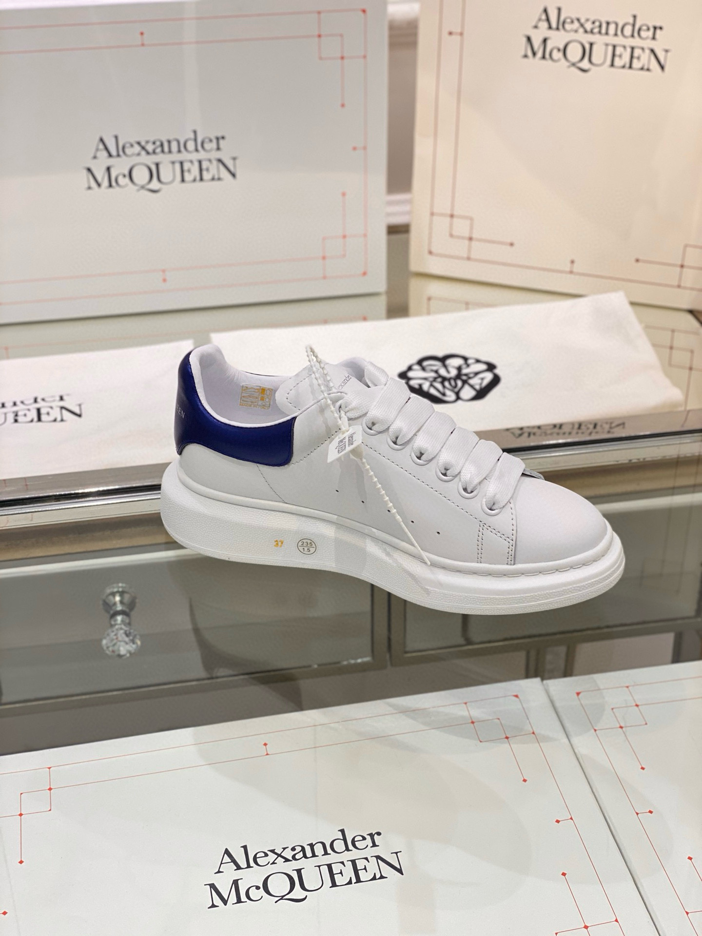 알렉산더 맥퀸 남녀공용 신발 운동화 스니커즈