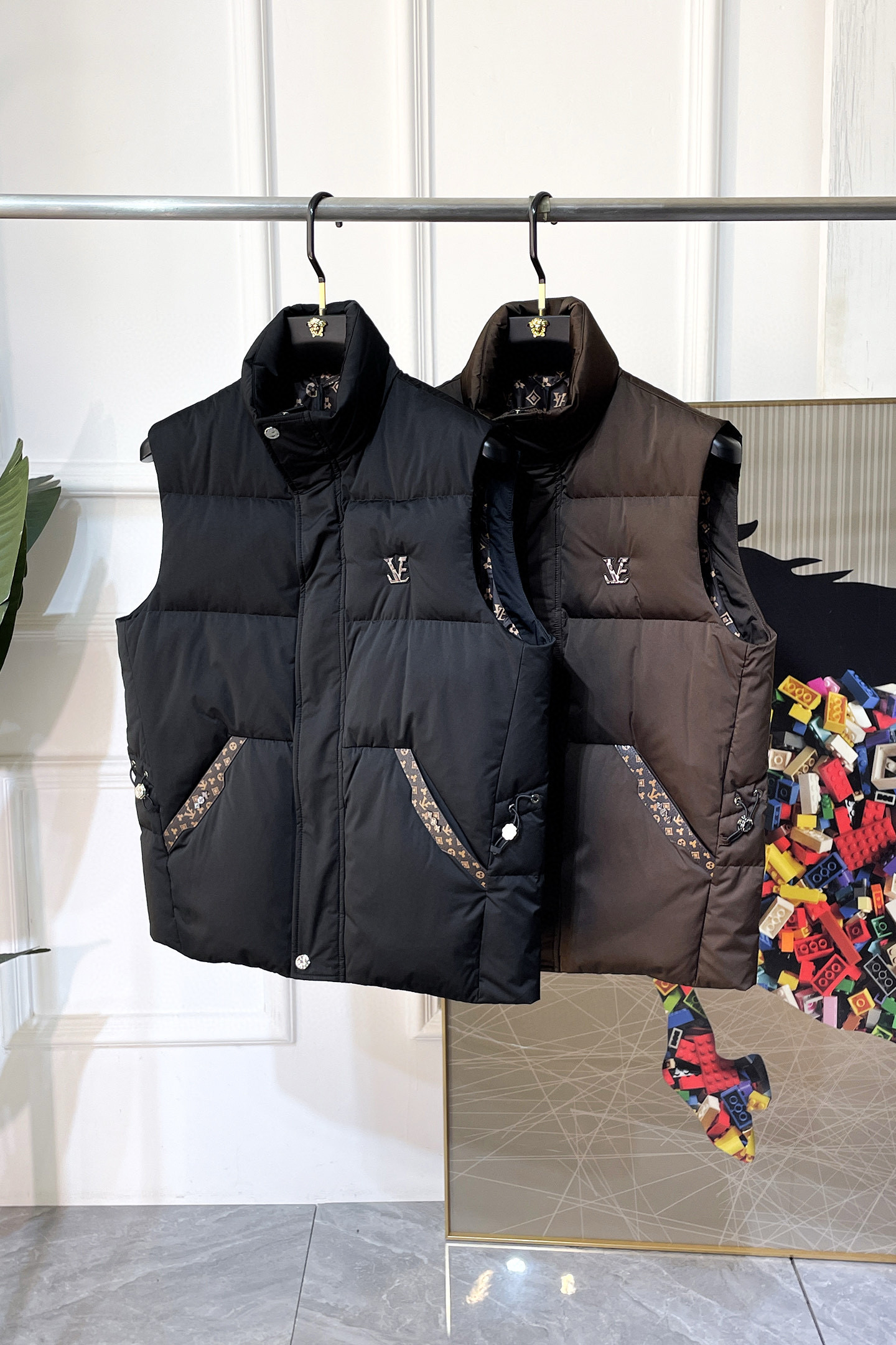 루이비통 2컬러 남자 조끼