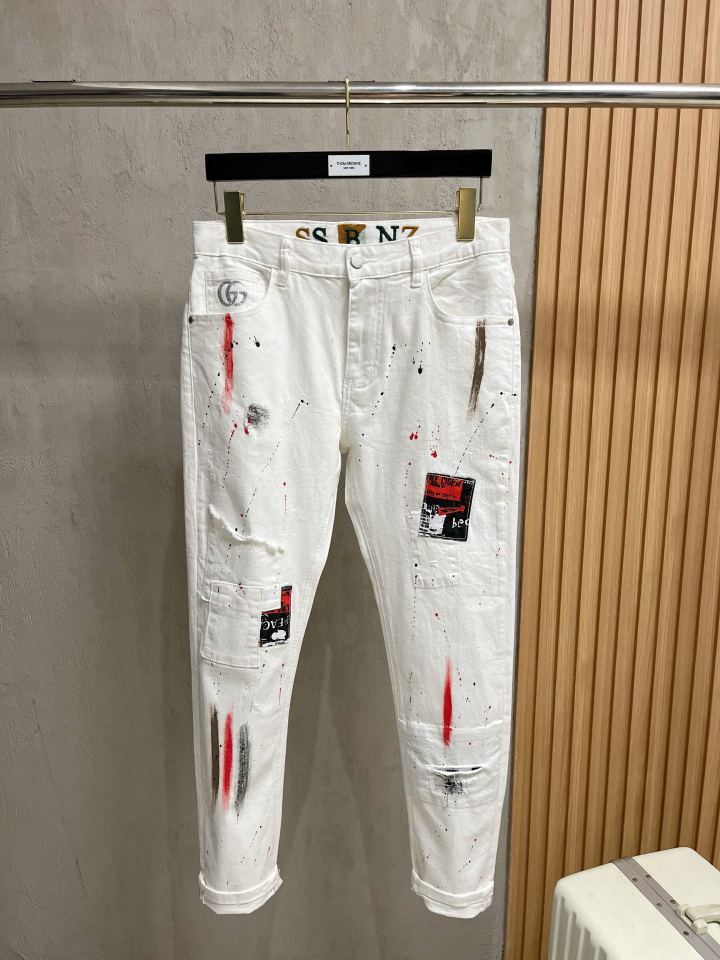 구찌 남자 청바지