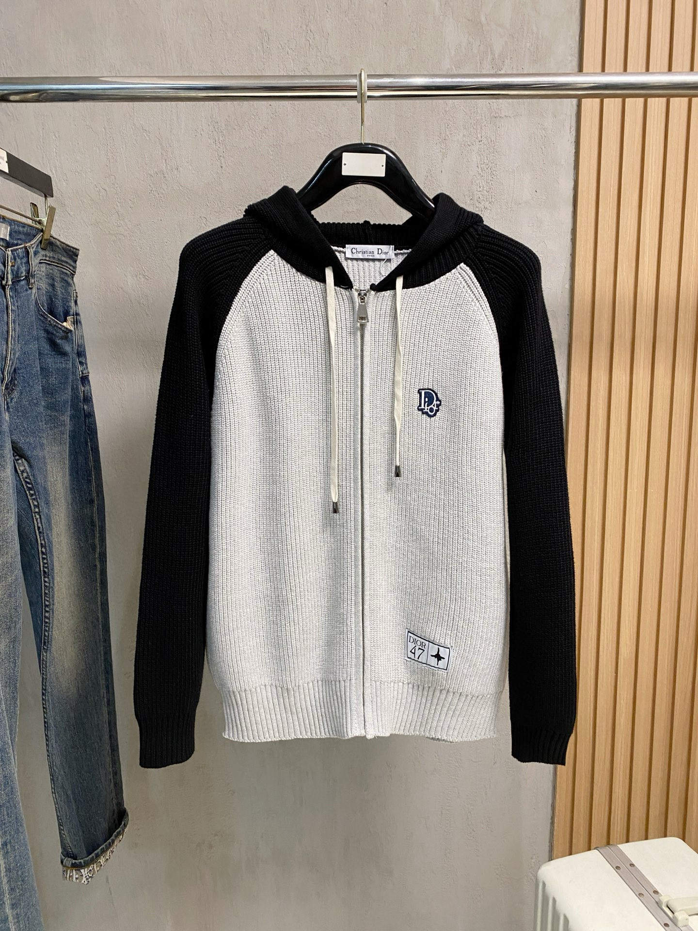 디올 남자 가디건