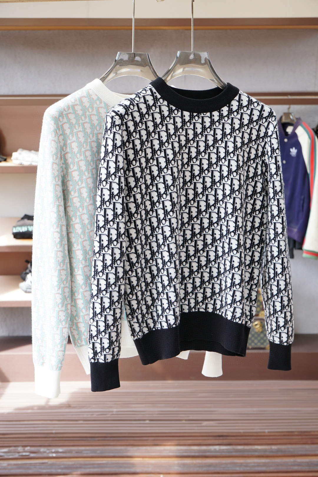 디올 2컬러 남자 가디건