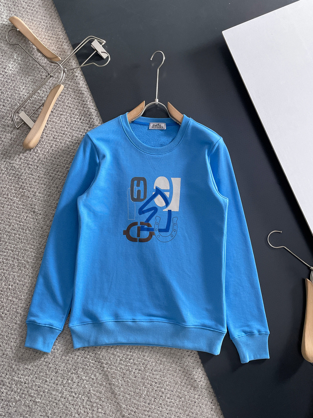 에르메스 2컬러 남자 맨투맨 후드티