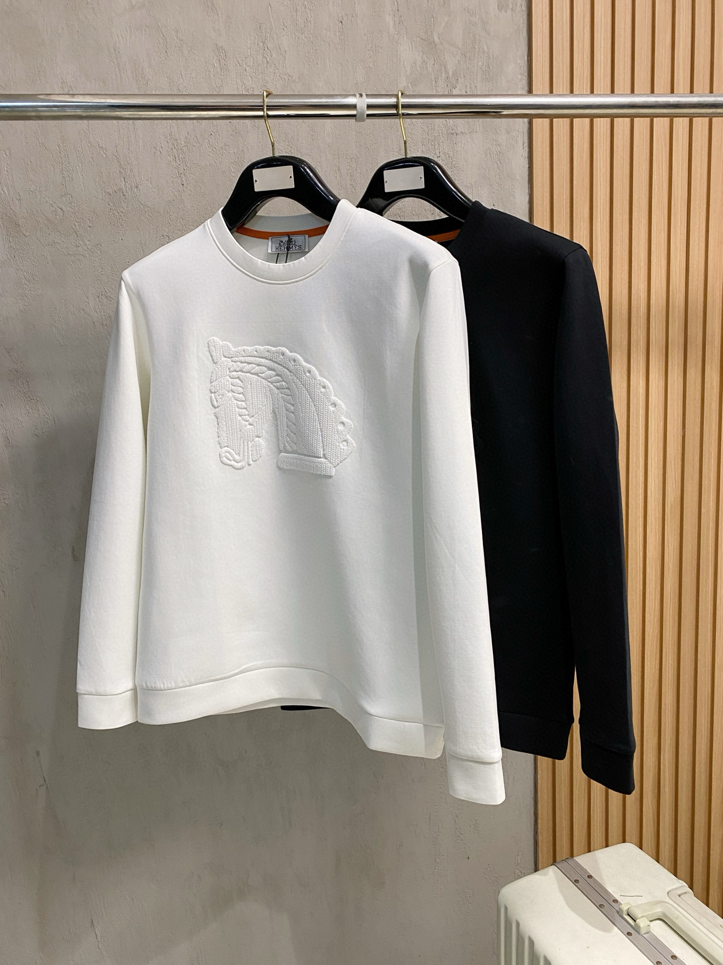 에르메스 2컬러 남자 맨투맨 후드티