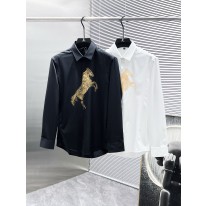 에르메스 2컬러 남자 셔츠