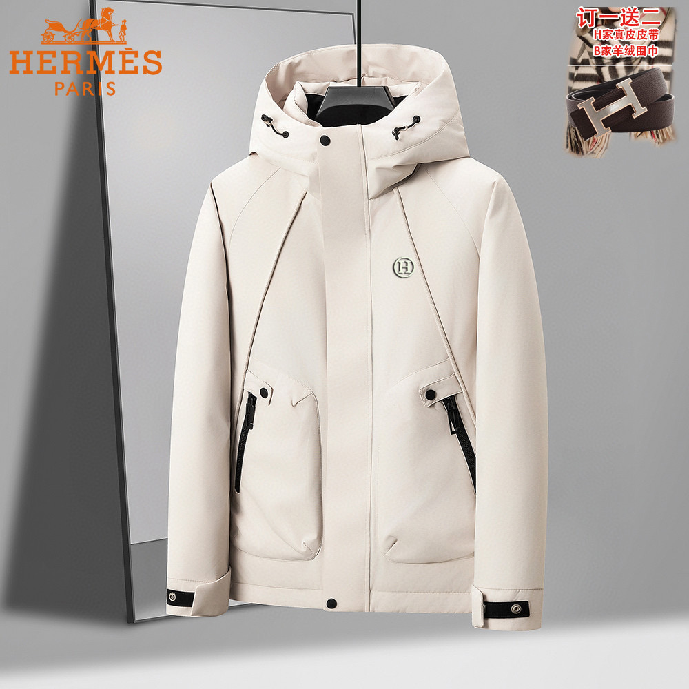 에르메스 4컬러 남자 패딩