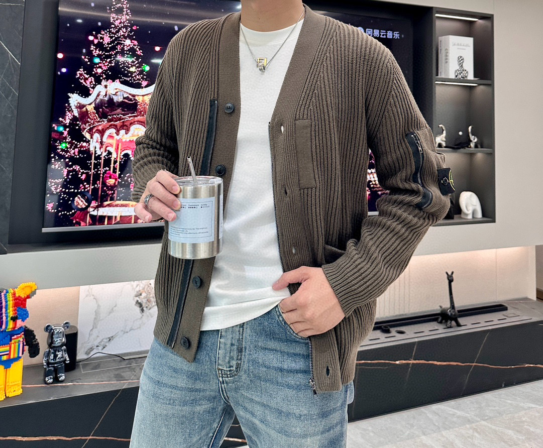 스톤아일랜드 남자 가디건