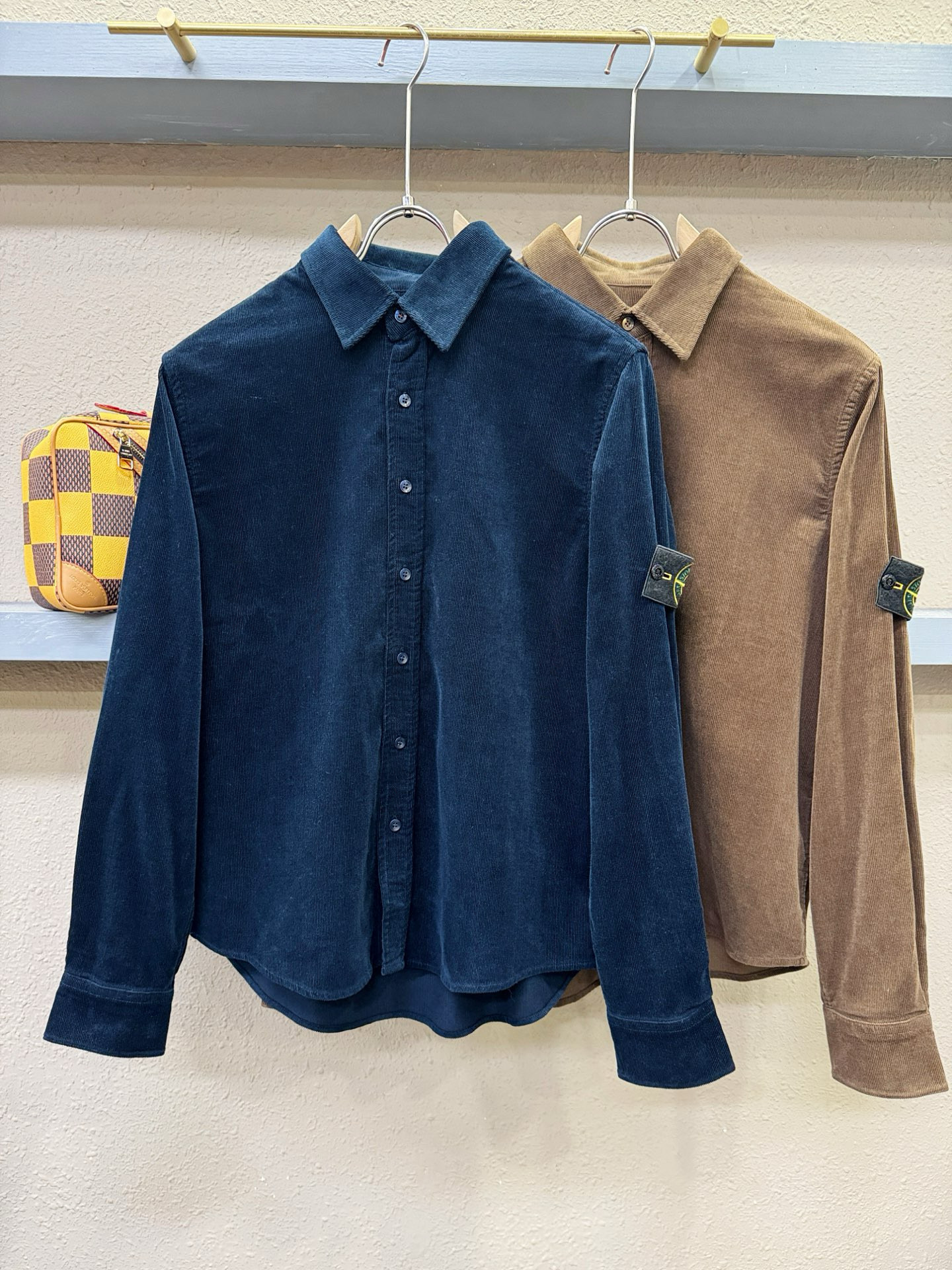 스톤아일랜드 2컬러 남자 셔츠