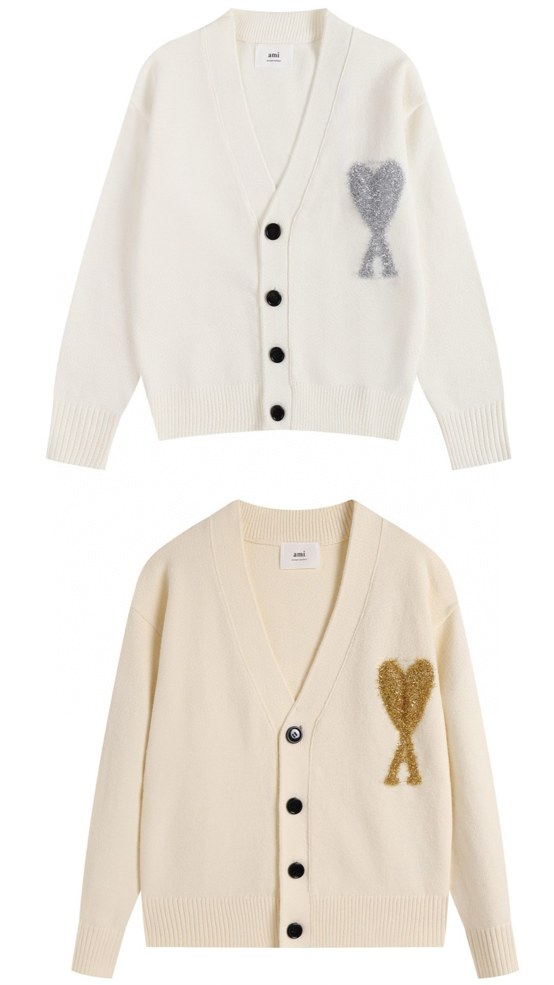 아미 아미리 2컬러 남녀공용 가디건