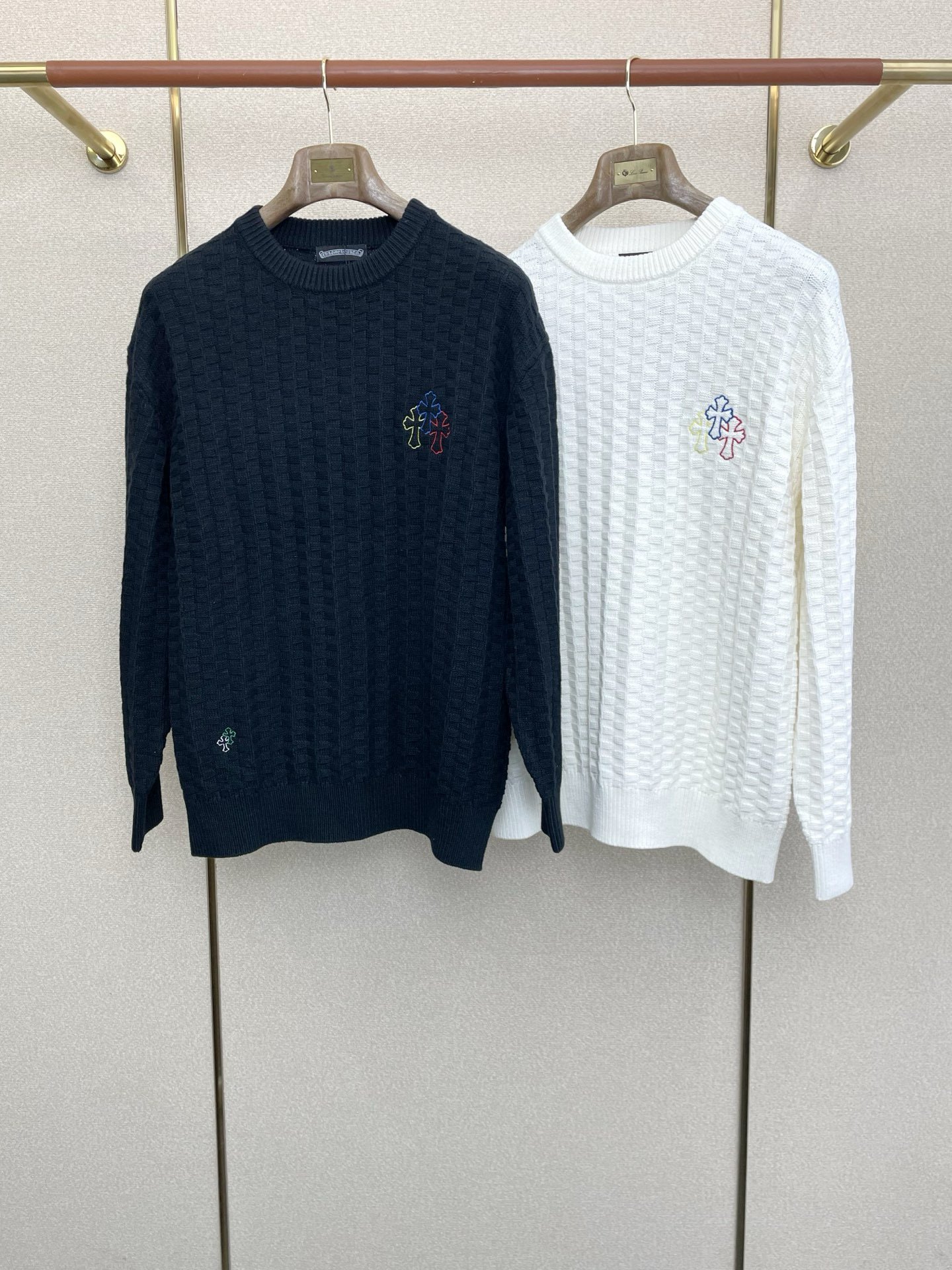 크롬하츠 2컬러 남자 니트