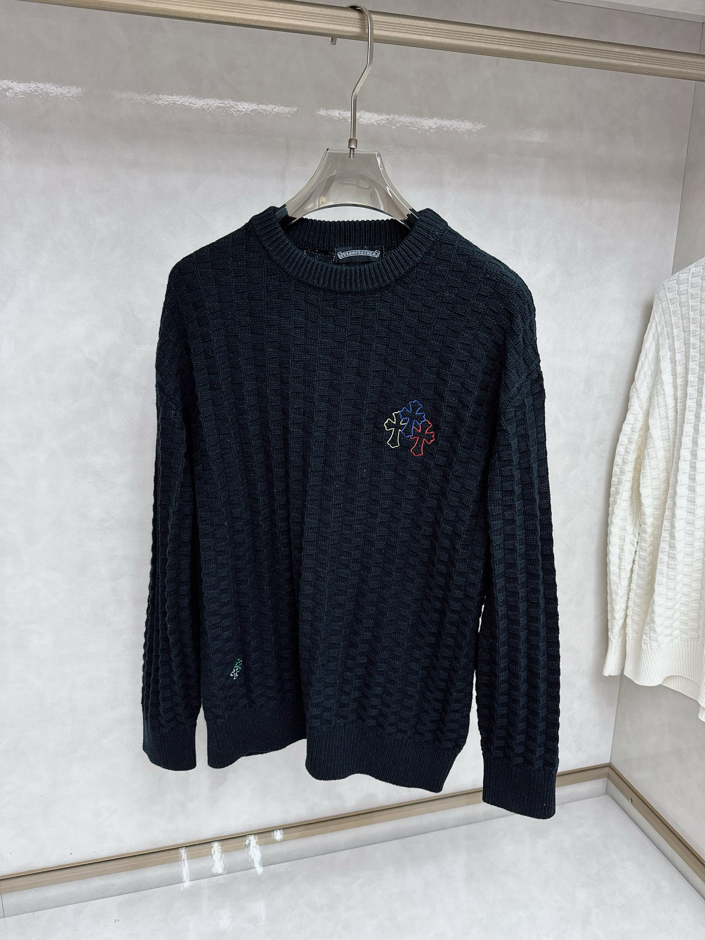 크롬하츠 2컬러 남자 니트