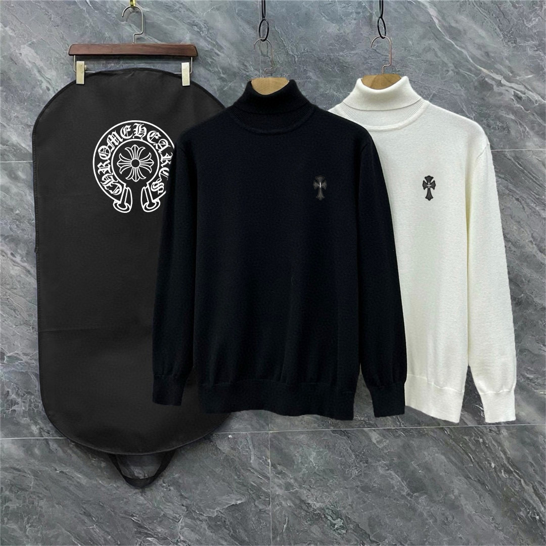 크롬하츠 2컬러 남자 니트