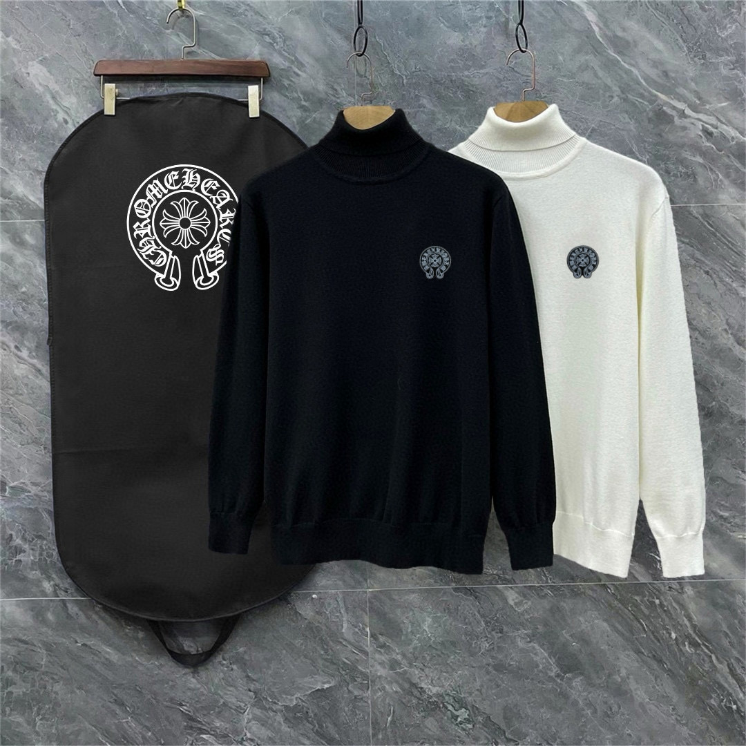 크롬하츠 2컬러 남자 니트