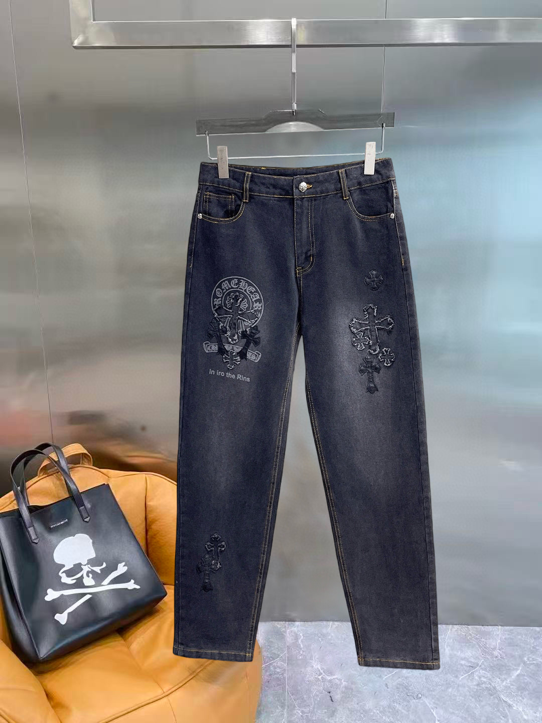 크롬하츠 남자 청바지