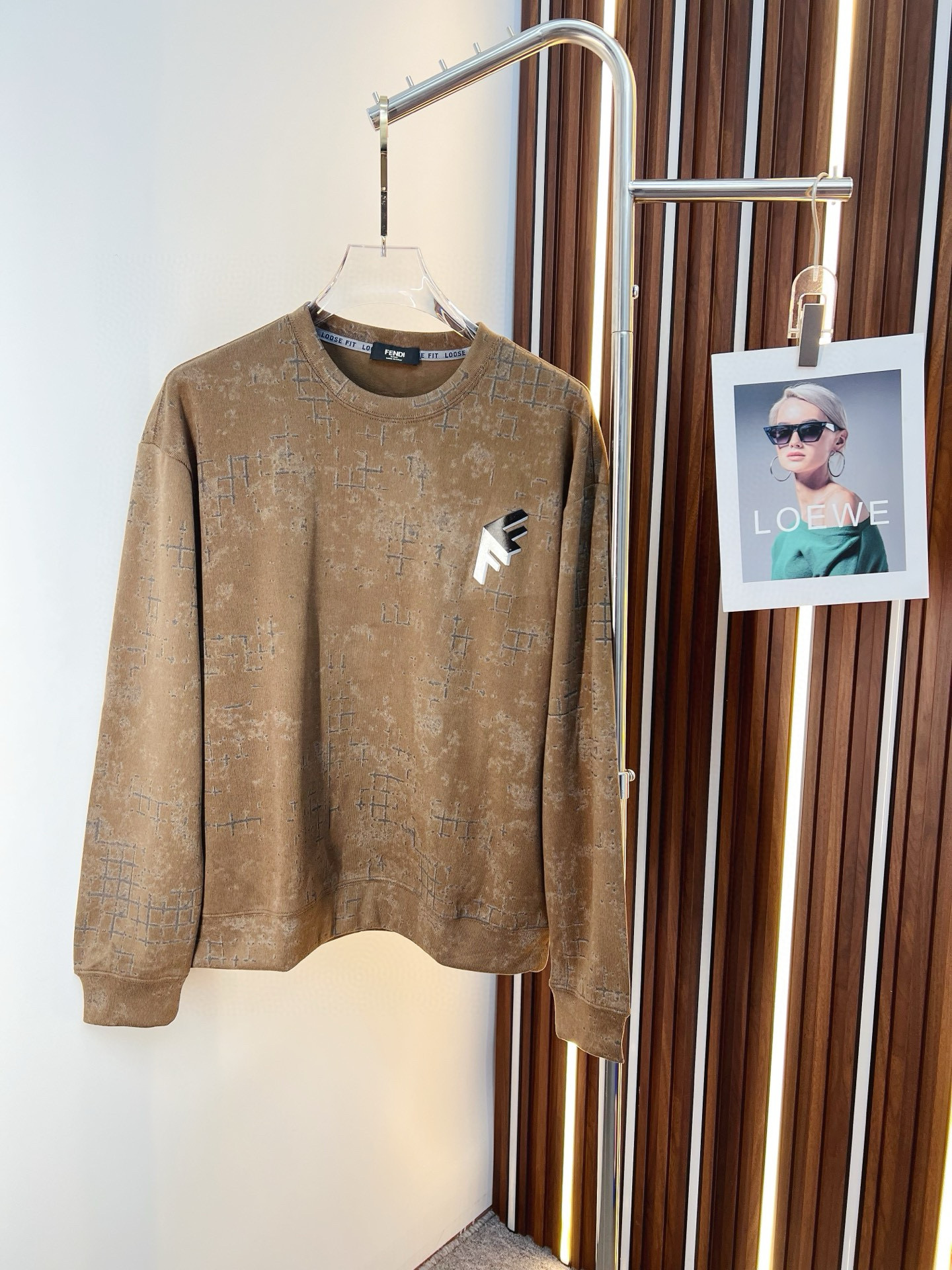 펜디 3컬러 남자 맨투맨 후드티