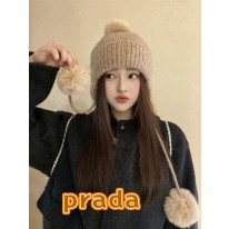 프라다 겨울 모자