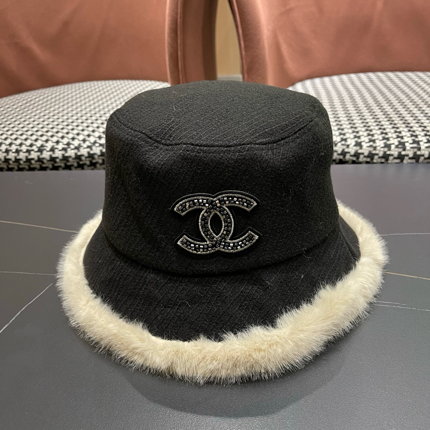 샤넬 겨울 모자
