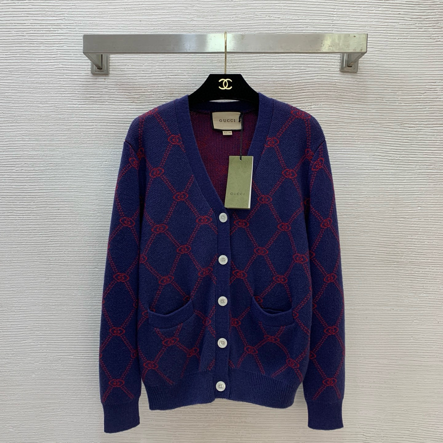 구찌 여자 가디건