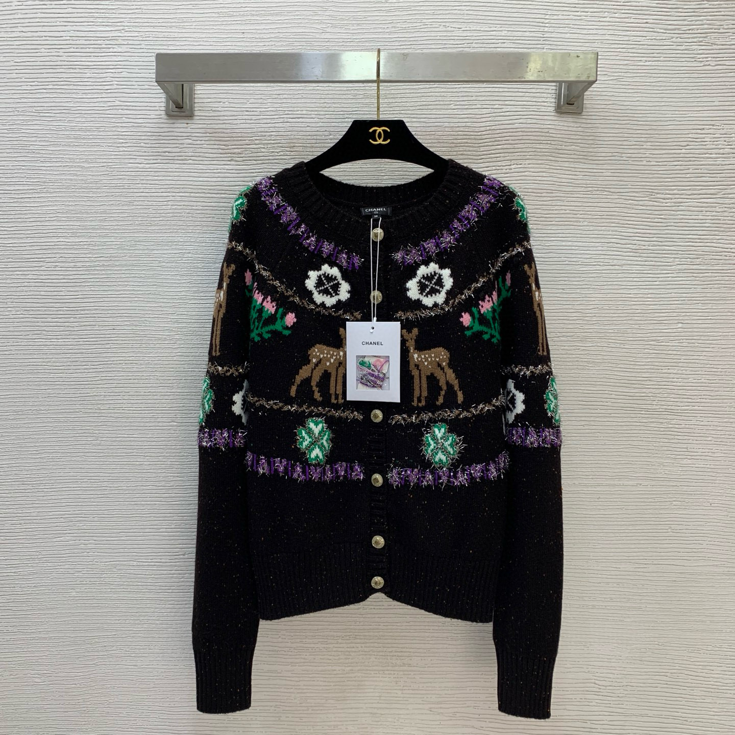 샤넬 2컬러 여자 가디건