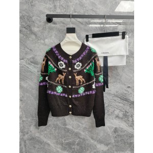 샤넬 여자 니트