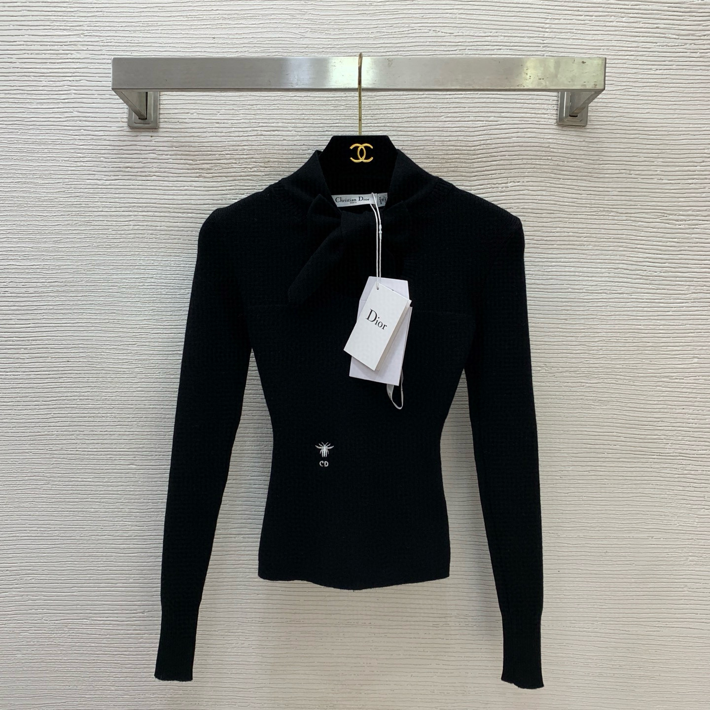 디올 2컬러 여자 후드티 맨투맨