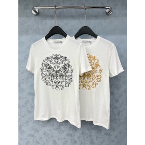 디올 2컬러 여자 반팔