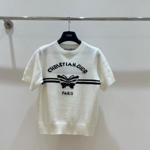 디올 2컬러 여자 반팔