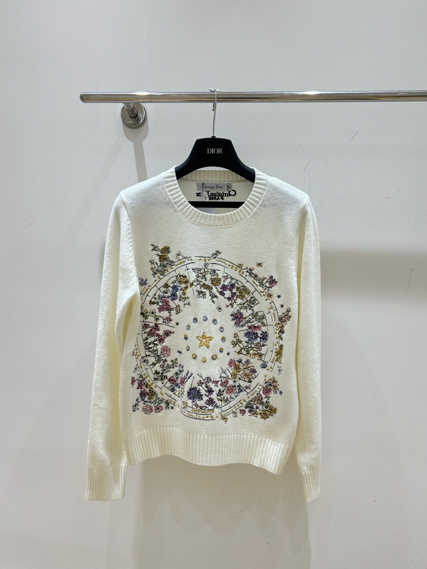 디올 2컬러 여자 후드티 맨투맨