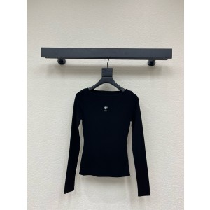 디올 2컬러 여자 니트