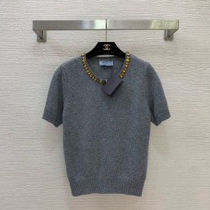 프라다 2컬러 여자 반팔