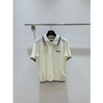 미우미우 2컬러 여자 반팔