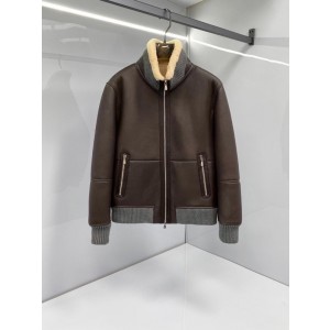 브루넬로 쿠치넬리 양가죽 자켓