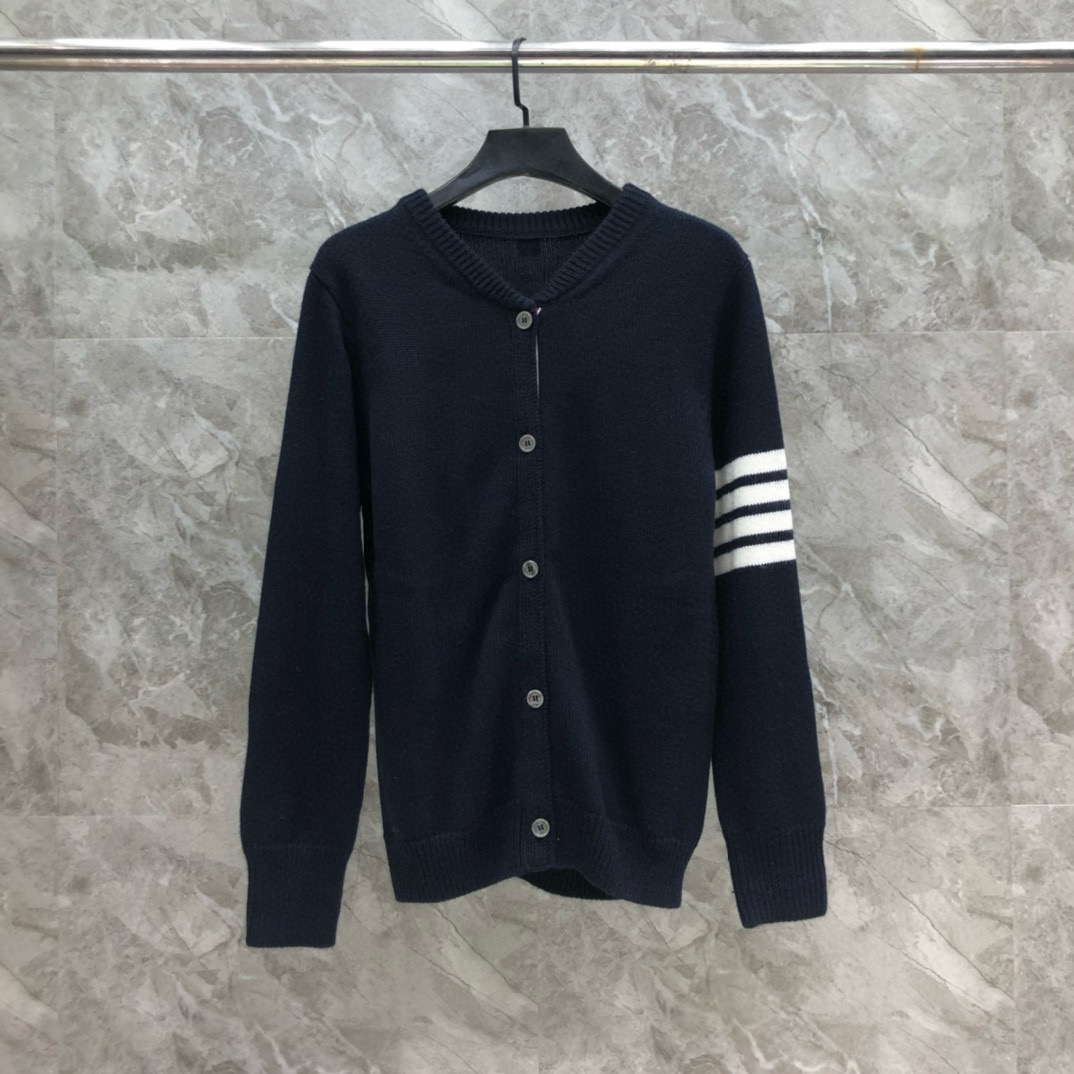 톰브라운 양모 남녀공용 가디건