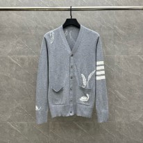 톰브라운 양모 남녀공용 가디건