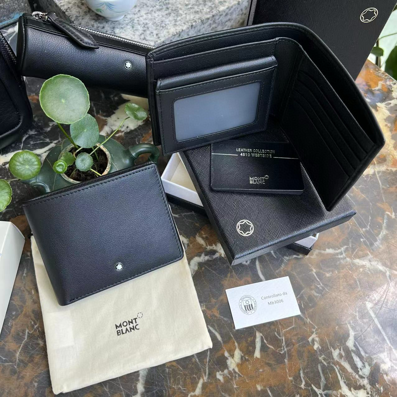 몽블랑 132202# 남녀공용 반지갑